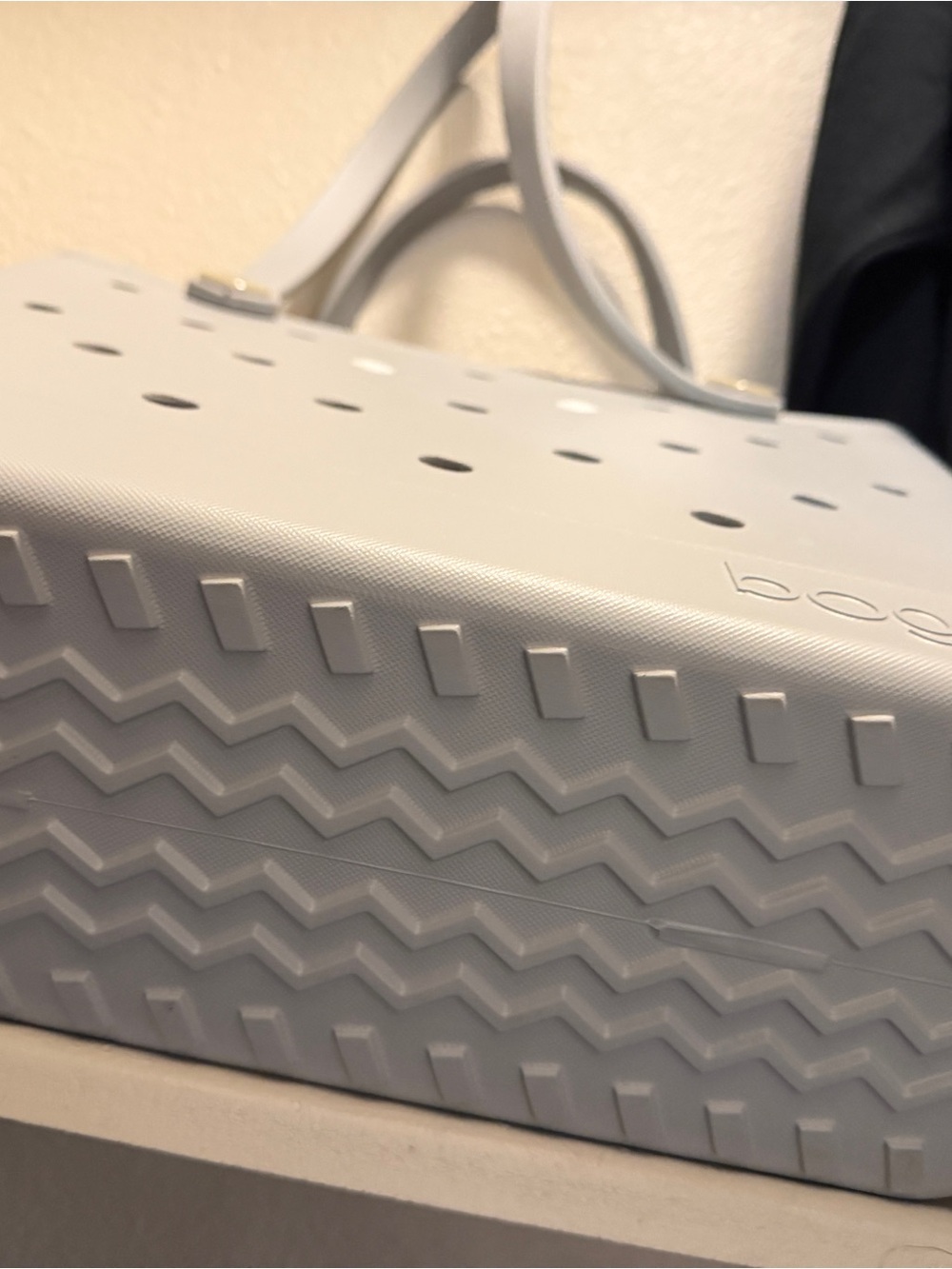 BOGG BAG Light Gray Perforated Tote - Picture 3 of 4